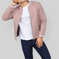 Classic Rose Gold Bomber Jacket for men