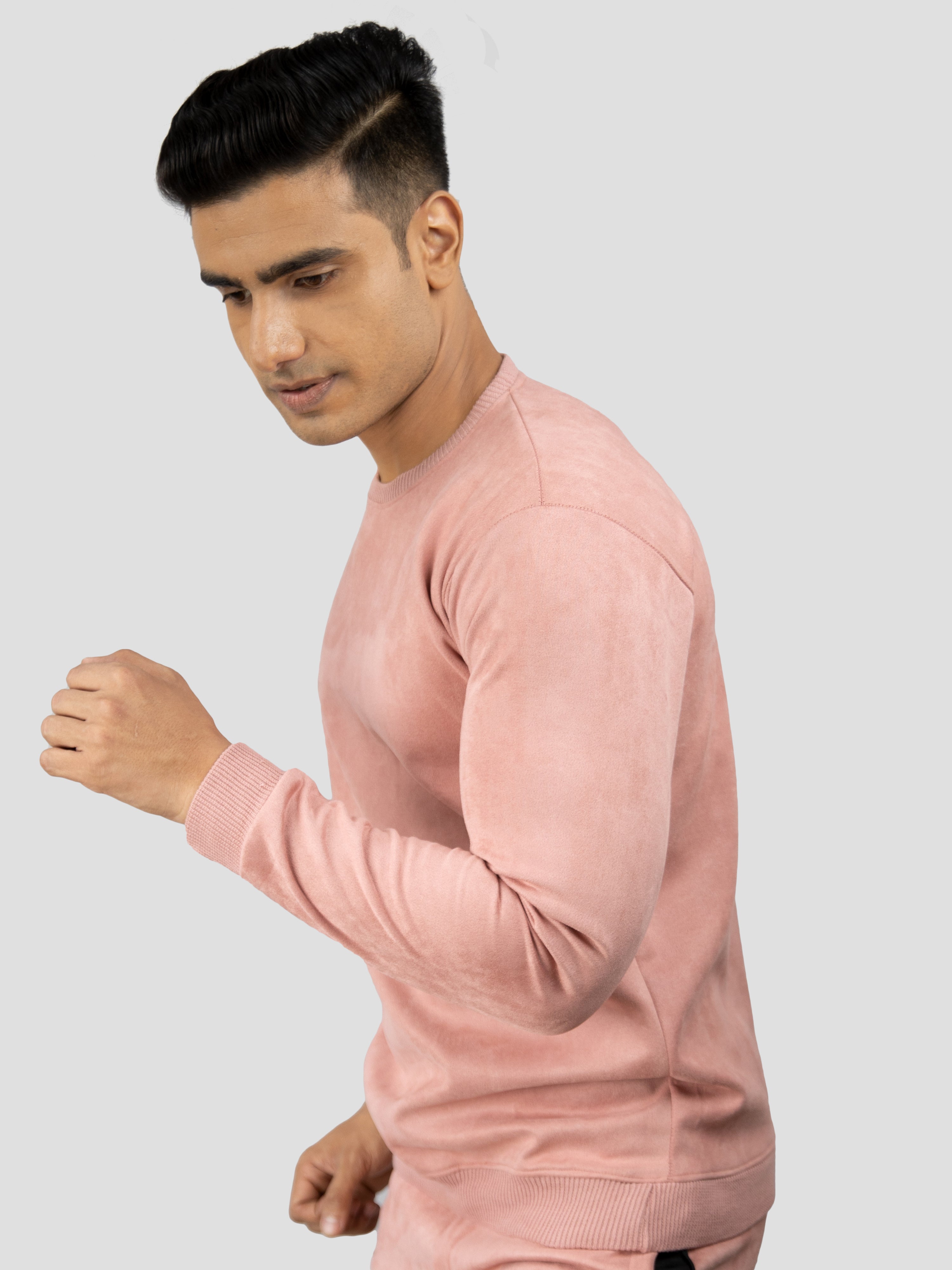 Albatross mens Suede Pink Co-Ord Set - UNISEX