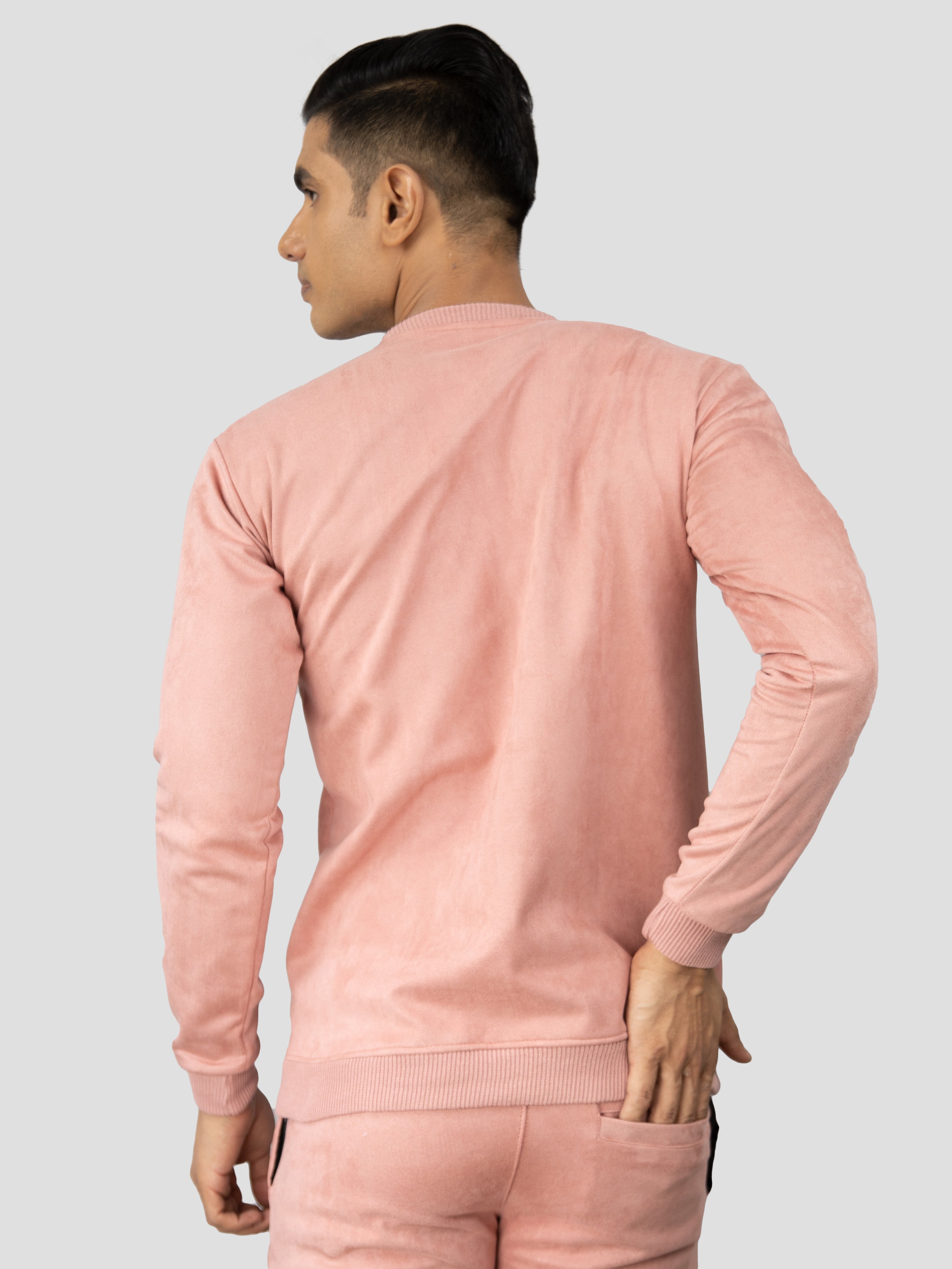 Albatross mens Suede Pink Co-Ord Set - UNISEX