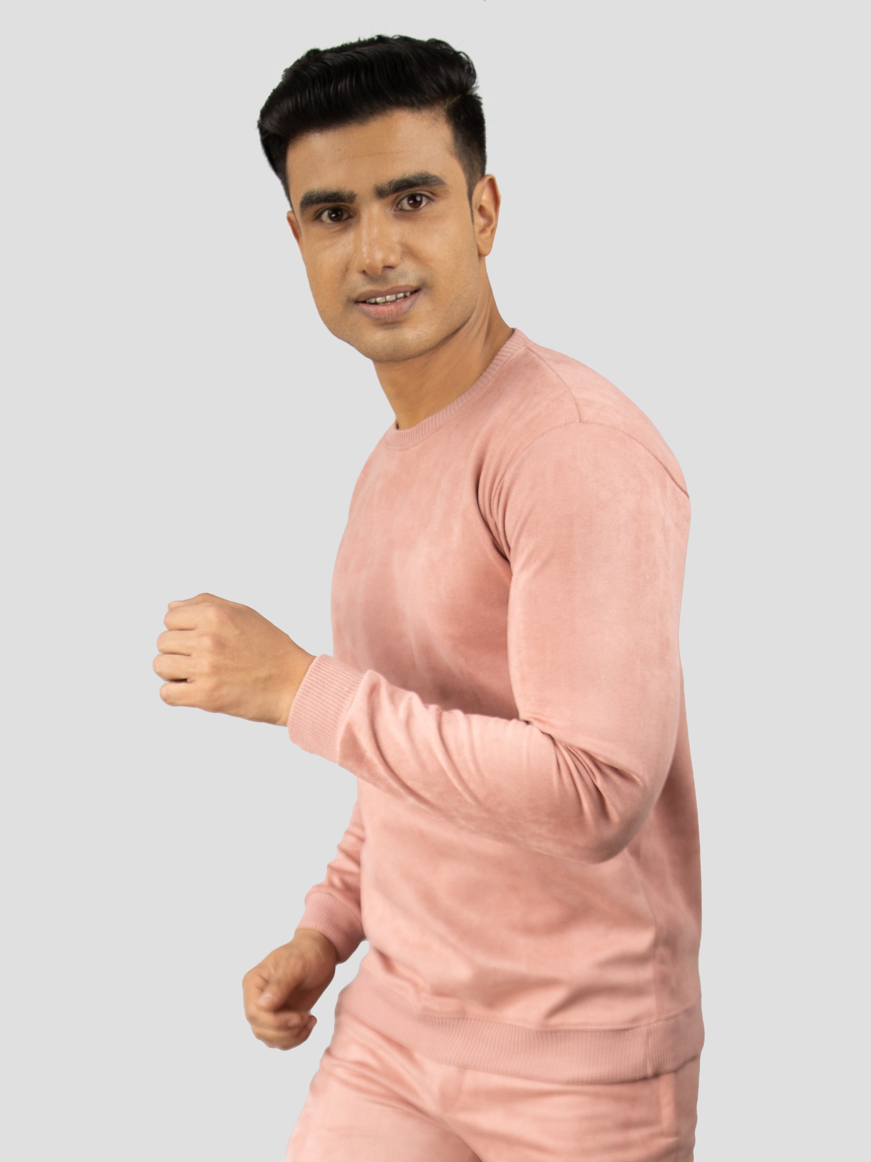 Albatross mens Suede Pink Co-Ord Set - UNISEX