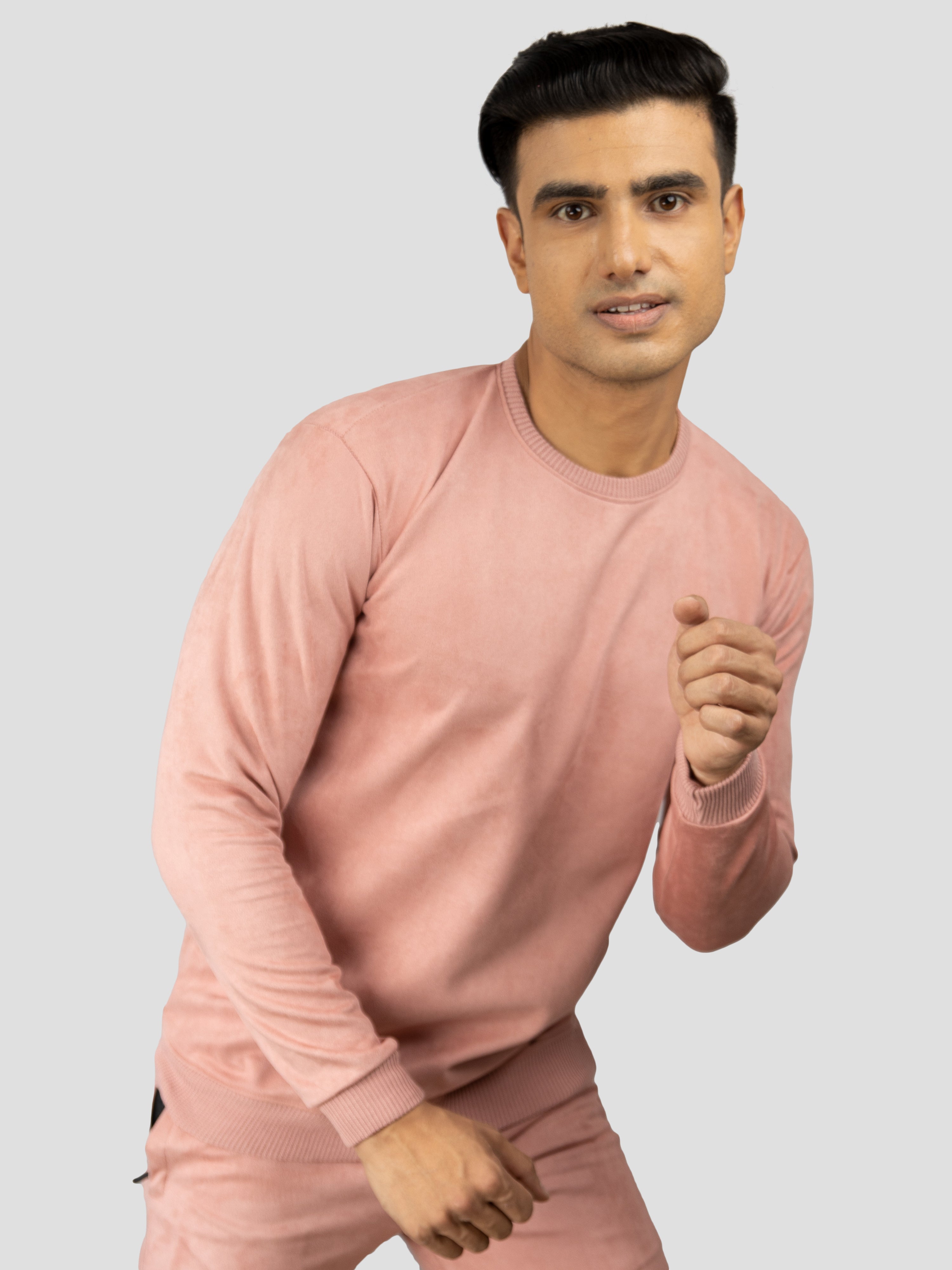 Albatross mens Suede Pink Co-Ord Set - UNISEX