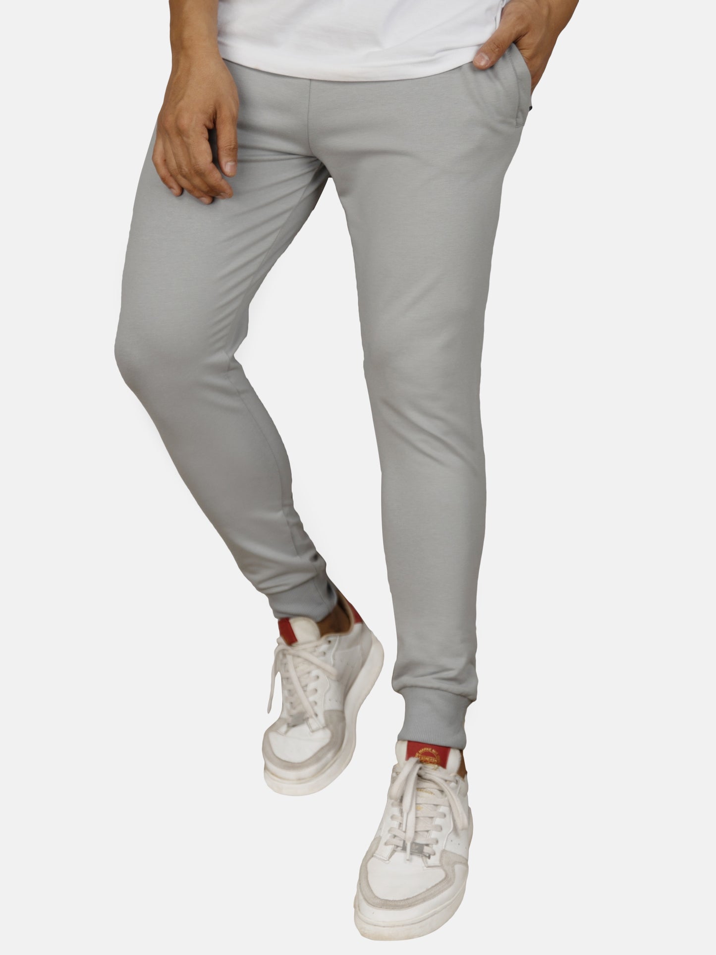 Gray Casual Premium Loopknit Track Pant For Mens