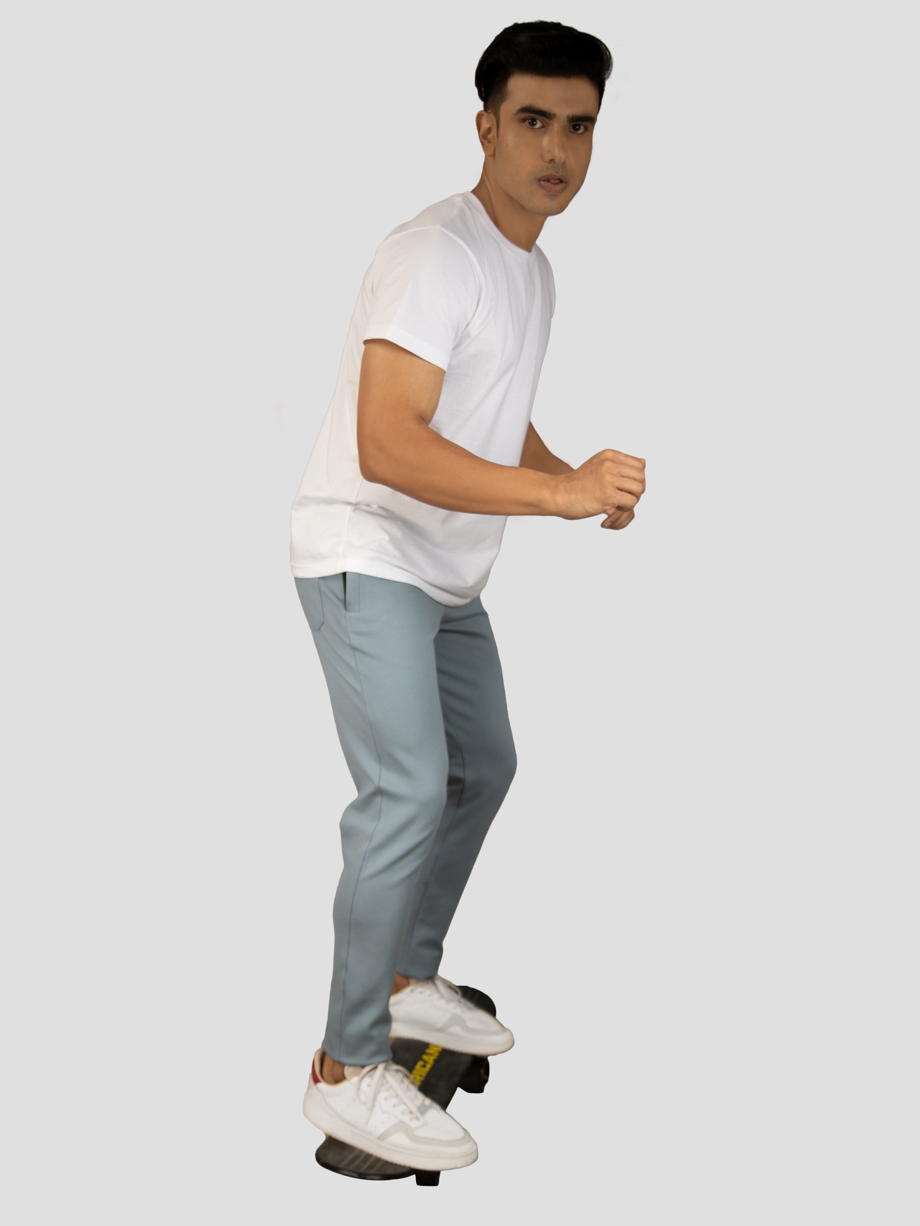 Blue trouser trackpant for men