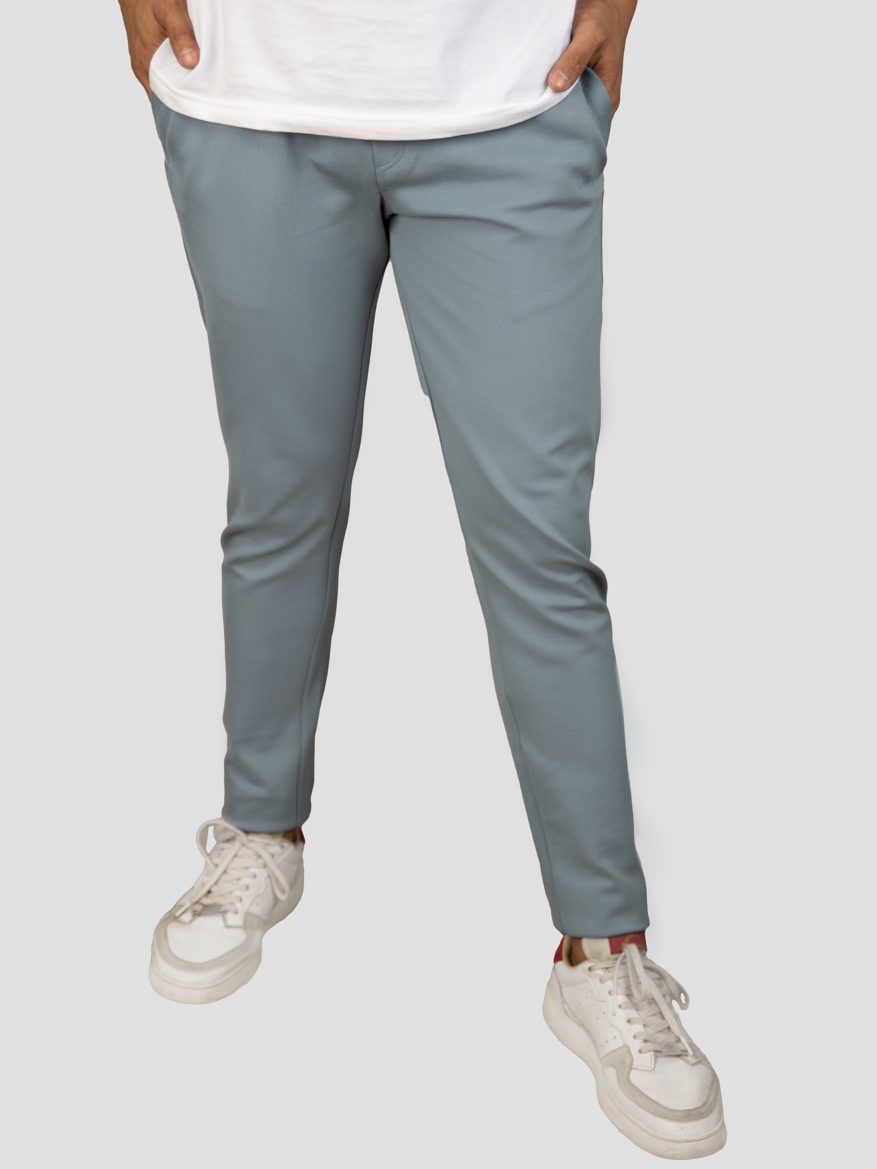 Blue trouser trackpant for men