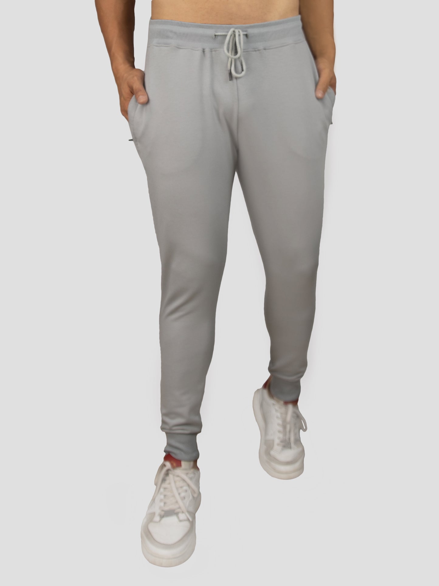 Gray Casual Premium Loopknit Track Pant For Mens