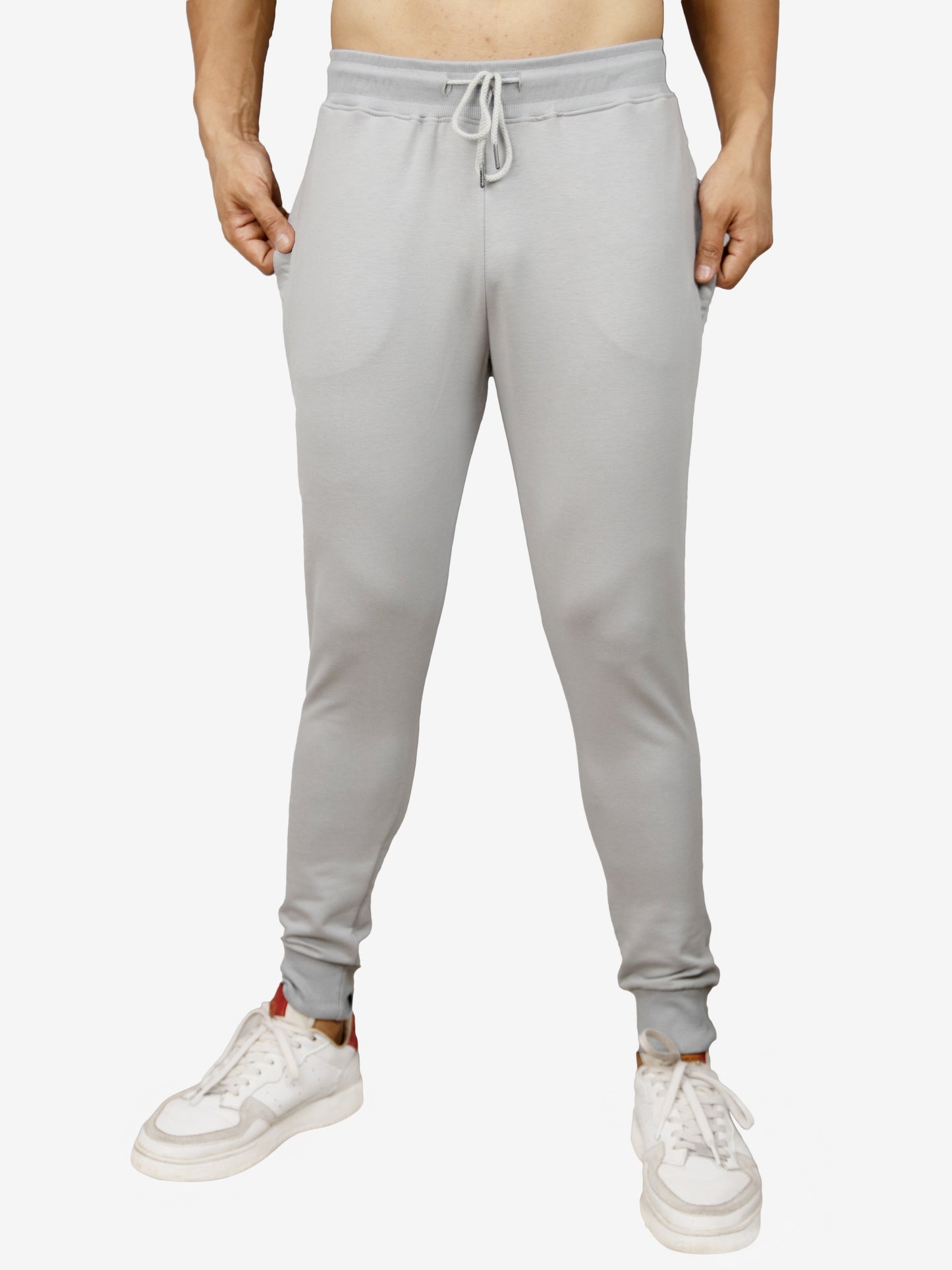 Gray Casual Premium Loopknit Track Pant For Mens