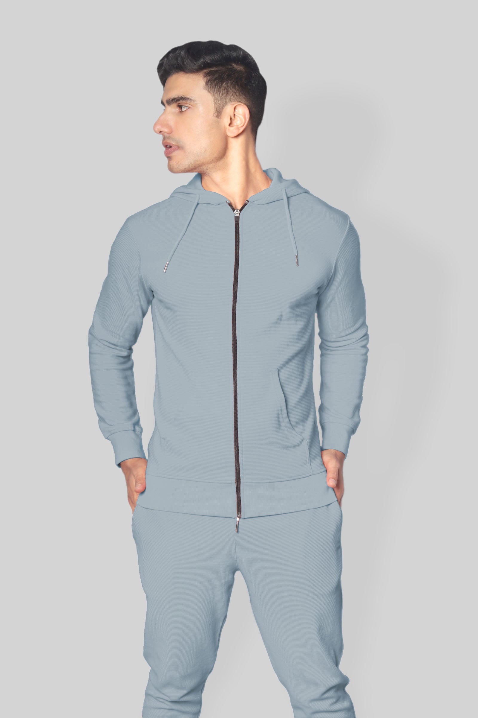 Albatross mens feel good cord fabric Aqua Co-Ord Set - UNISEX