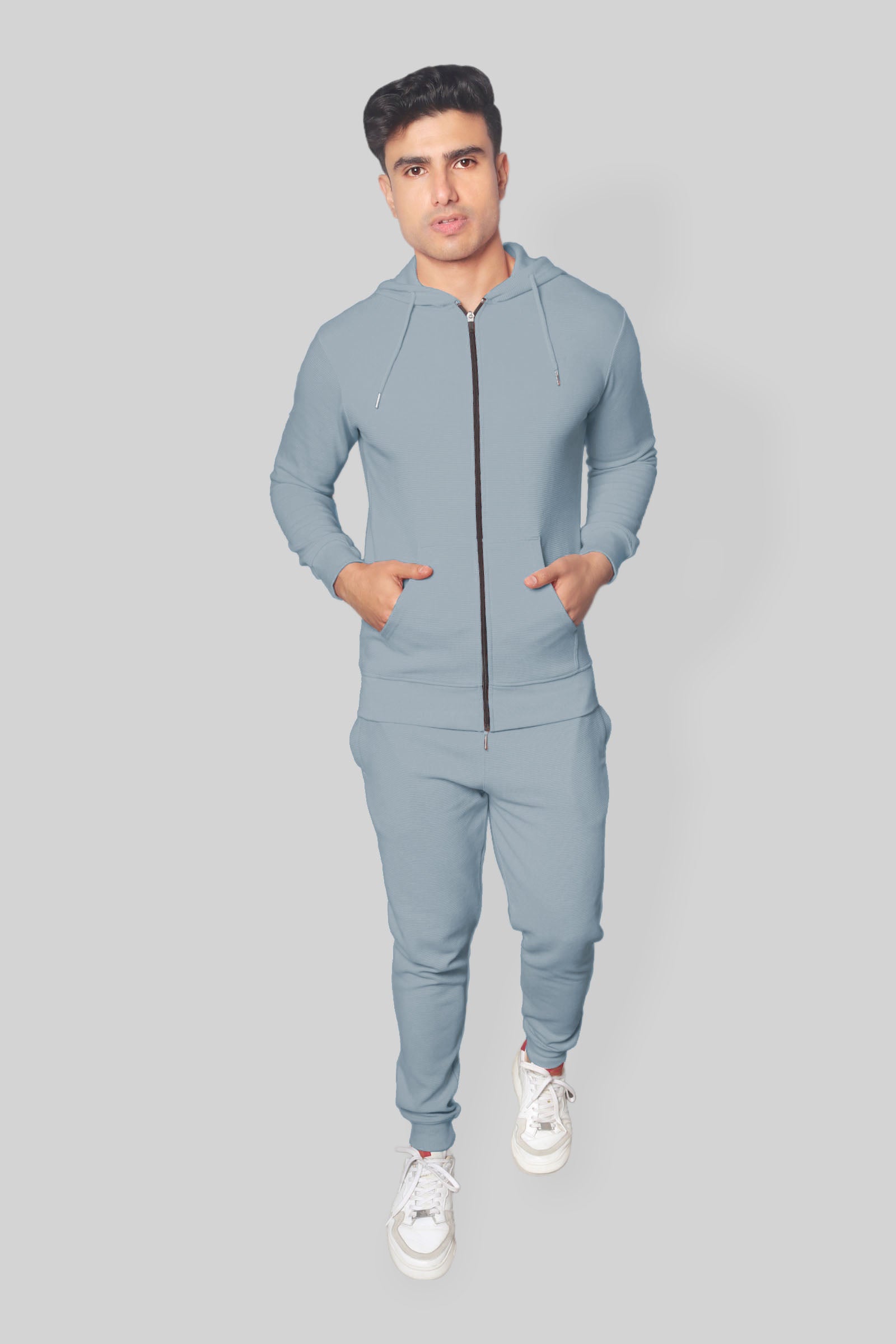 Albatross mens feel good cord fabric Aqua Co-Ord Set - UNISEX