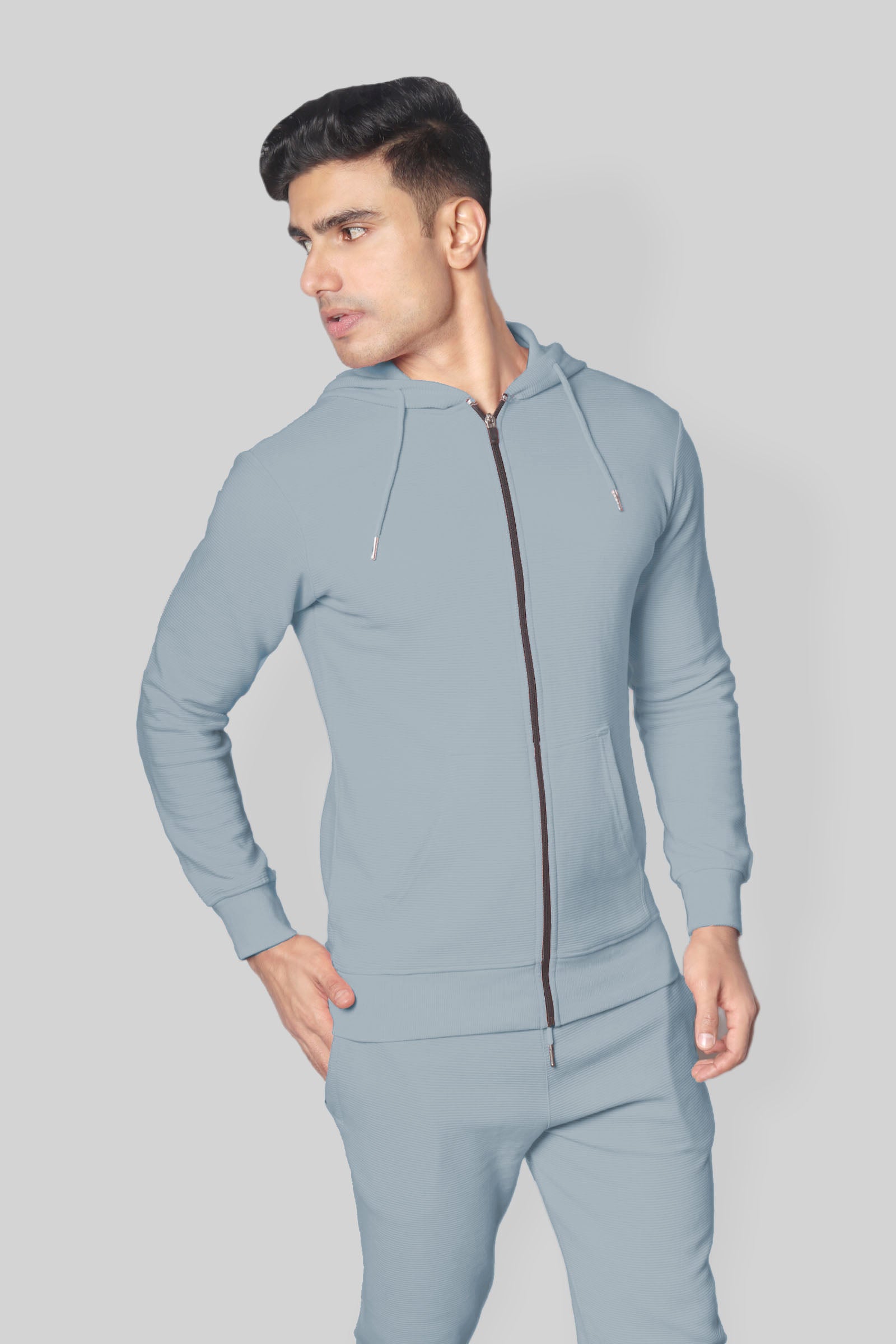 Albatross mens feel good cord fabric Aqua Co-Ord Set - UNISEX