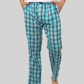 Baby Blue soft and super comfortable checkered pajamas for men