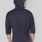 Navy Blue Drop sleeve oversized hoodie