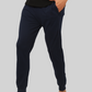 Navy Blue casual premium Popcorn Track Pant for mens