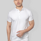 White Classic Fine Italian  Collar T-shirt mens